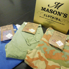 イタリア発のブランド「MASON’S」の新作入荷!!