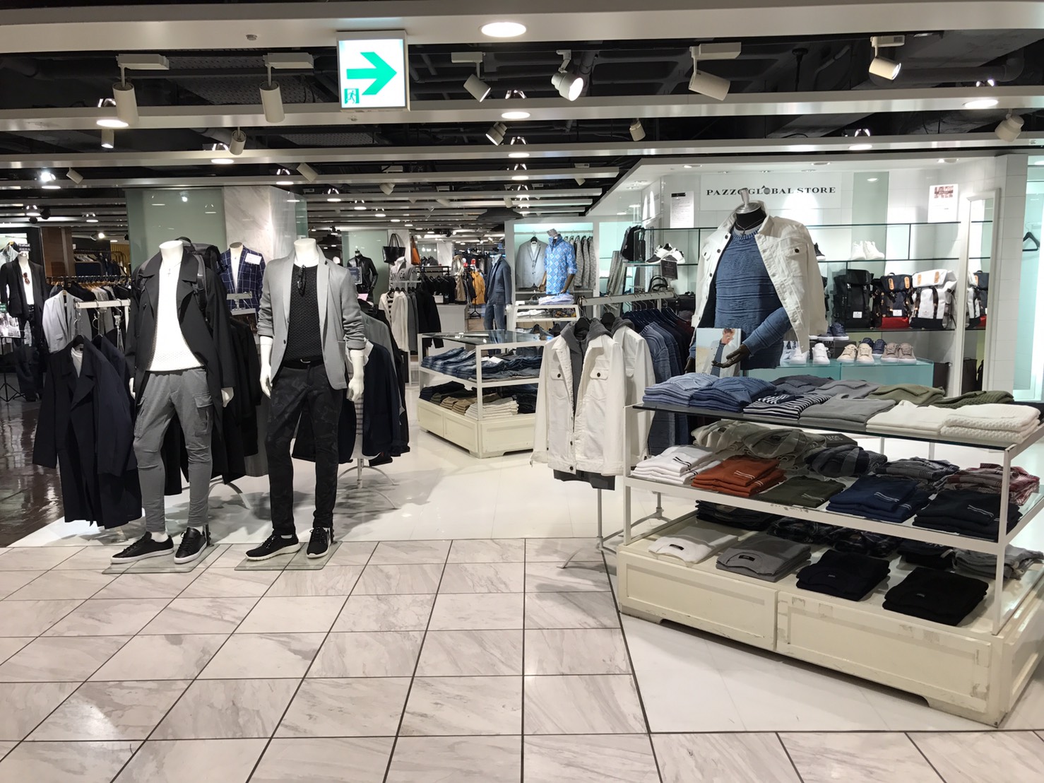 名鉄メンズ館　PAZZO GLOBAL STORE